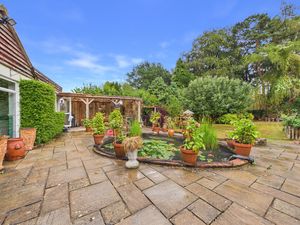 PATIO WITH POND- click for photo gallery